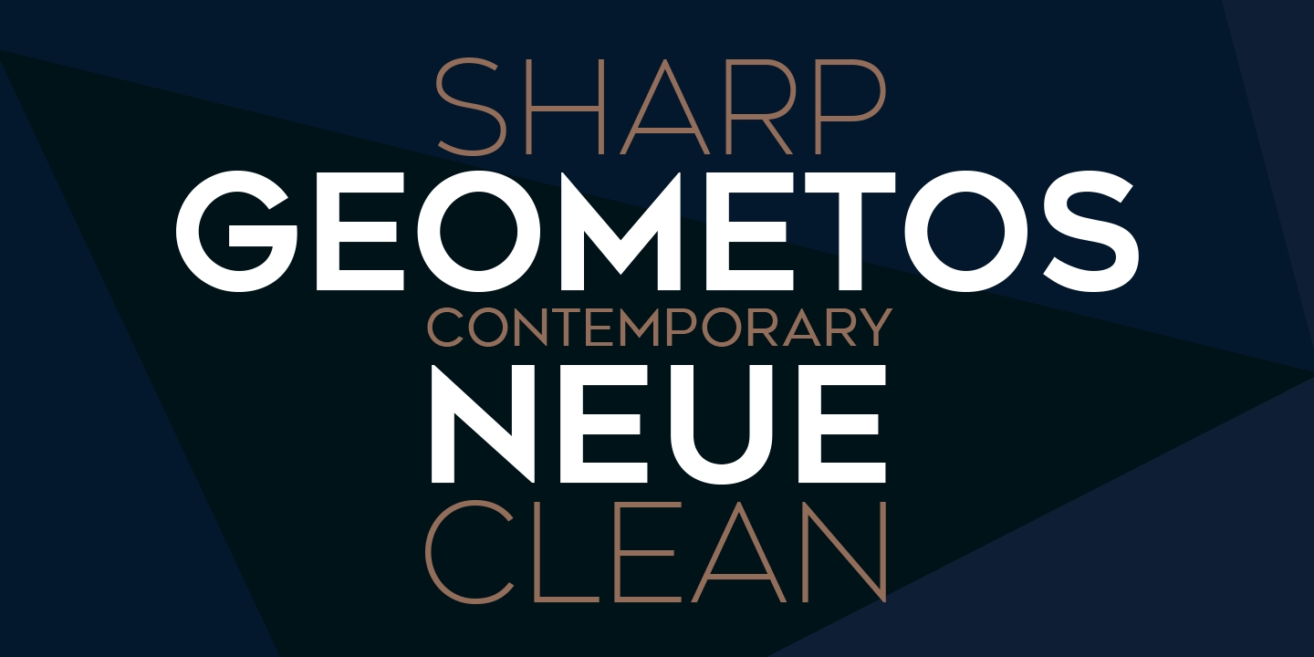 Geometos Neue Font
